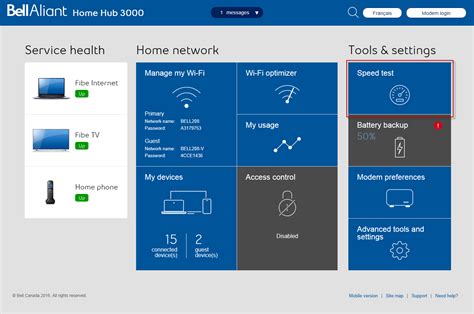 bell 192.168.2.1|Manage your modem’s settings in the interface of the Home Hub .